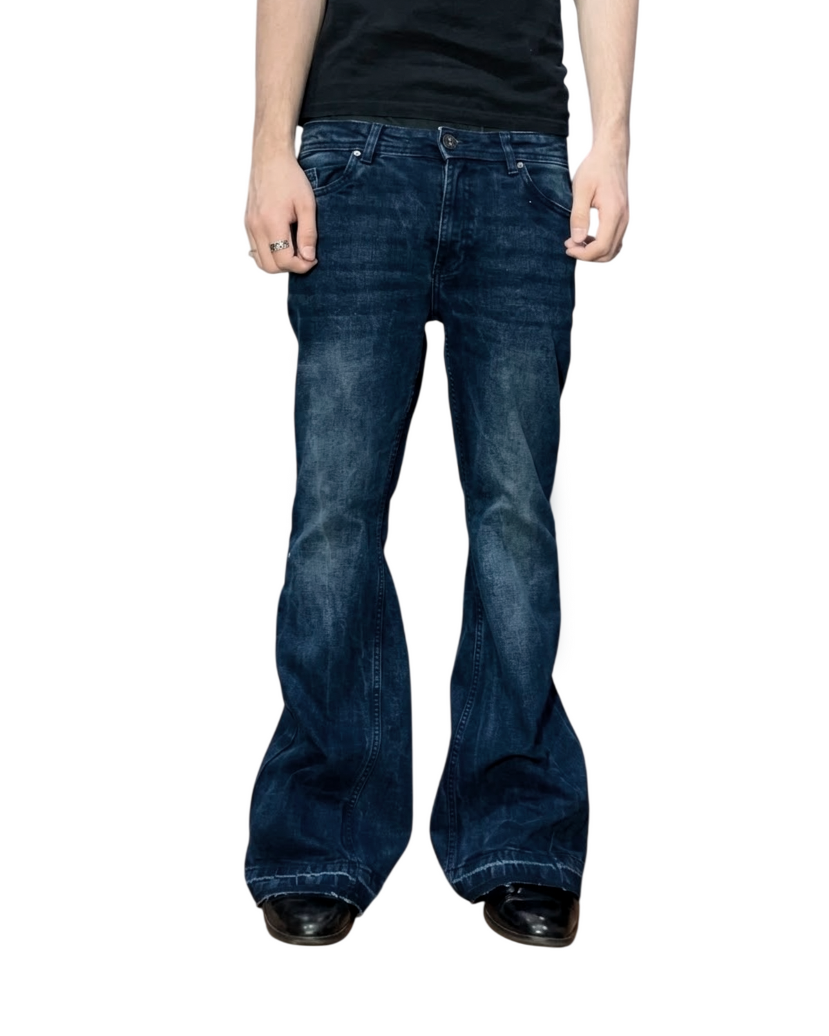 BOOTCUT DENIM REWORKED - BLUE